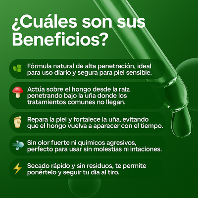 NailFungus™: Mata el 96.9% del hongo desde la raíz | 2X1 POR TIEMPO LIMITADO