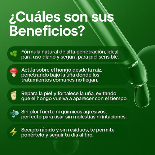 NailFungus™: Mata el 96.9% del hongo desde la raíz | 2X1 POR TIEMPO LIMITADO