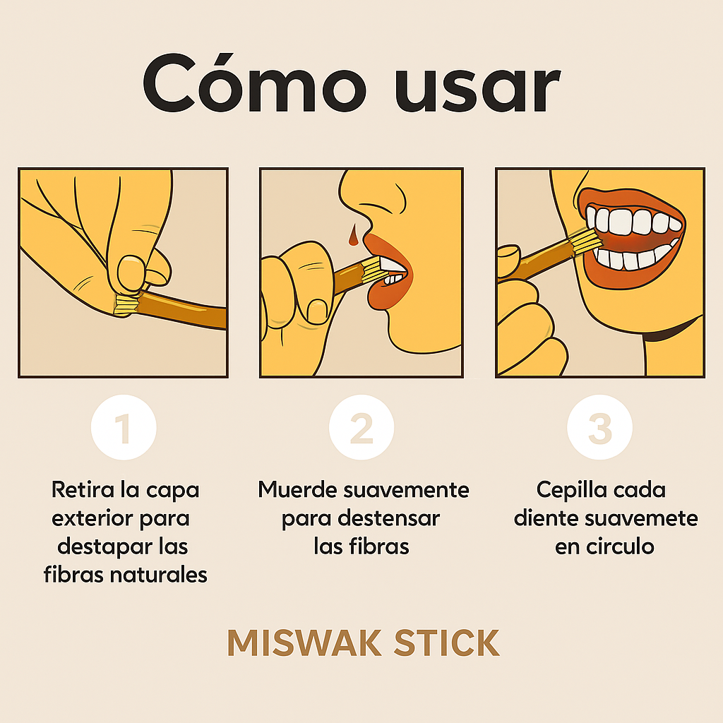Miswak™: Prevención Antibacteriana Natural | 50% OFF