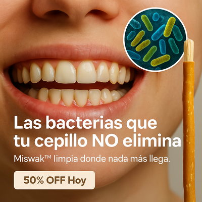 Miswak™: Prevención Antibacteriana Natural | 50% OFF